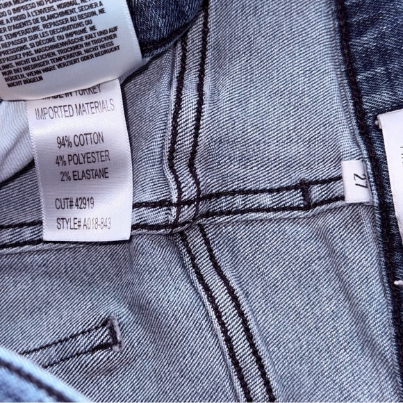 AGOLDE Harper Skinny Jean Mid Rise Torn Ripped Distressed - Picture 5 of 8